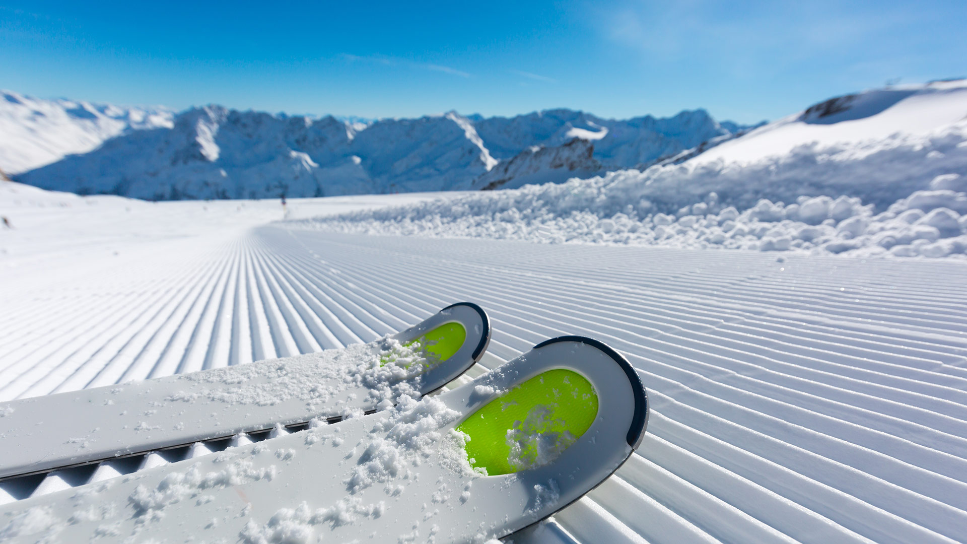 Skihuette an der Skipiste Skiurlaub in der Skihuette in Pistennähe