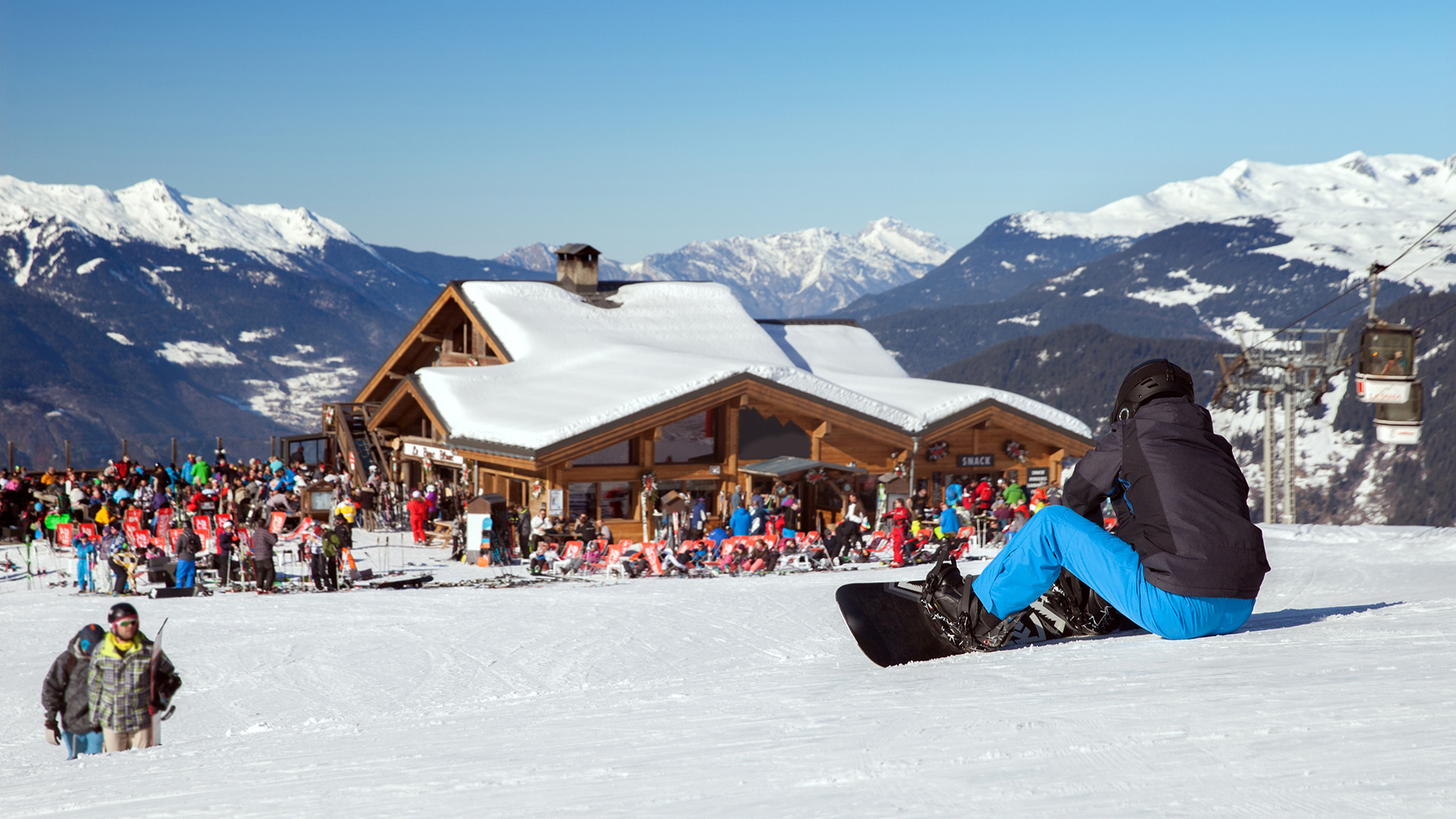 Skihütte in Österreich